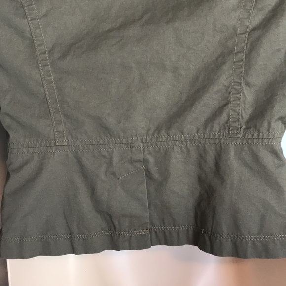 Apt. 9 Army green Cotton Blazer Size Small - Picture 6 of 12